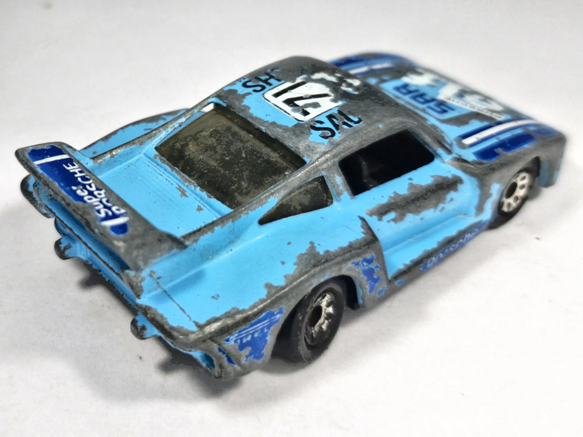 RACING PORSCHE 935 Matchbox '80 Błękitny 1:58 Made in Macau – zdjęcie 3