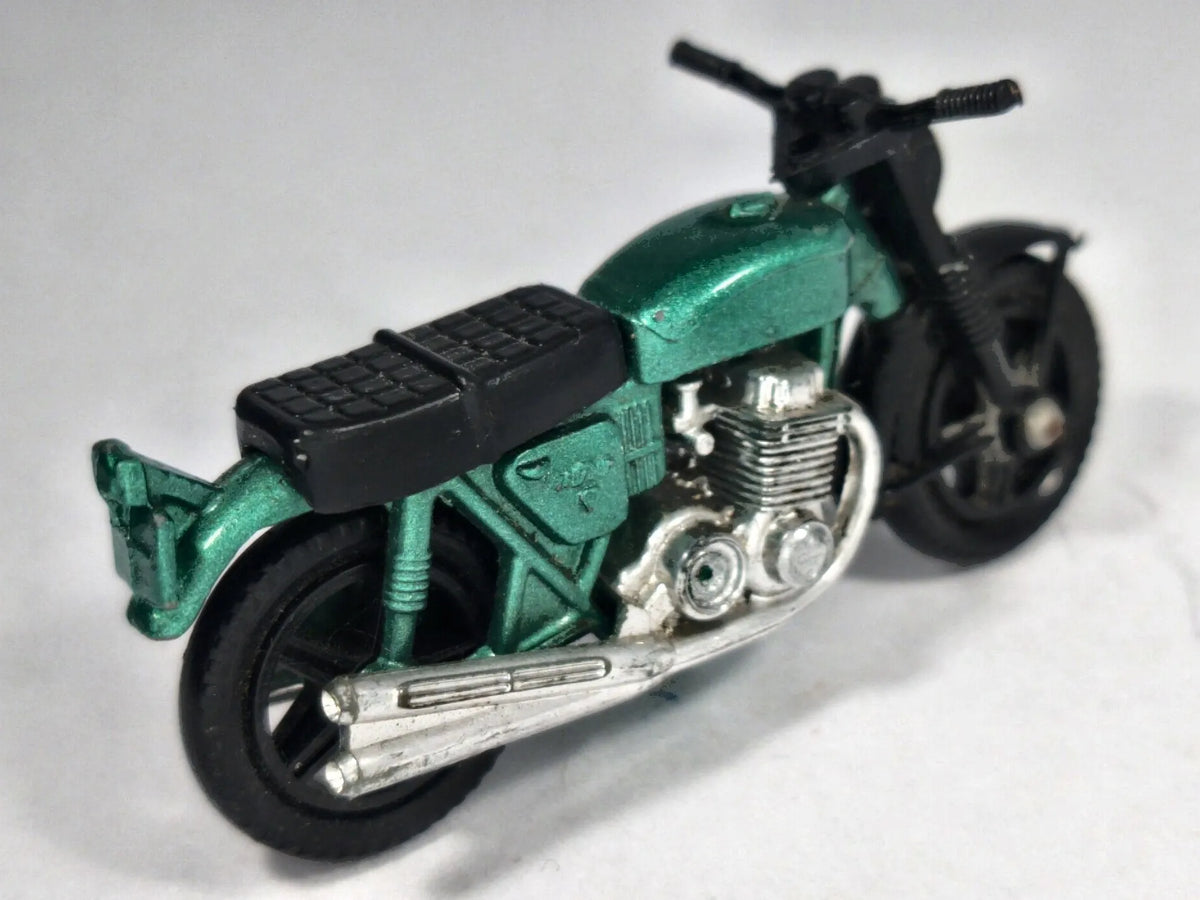 Motocykl HONDA RORA Matchbox 1974 Zielony 1:32 Made in England – zdjęcie 3