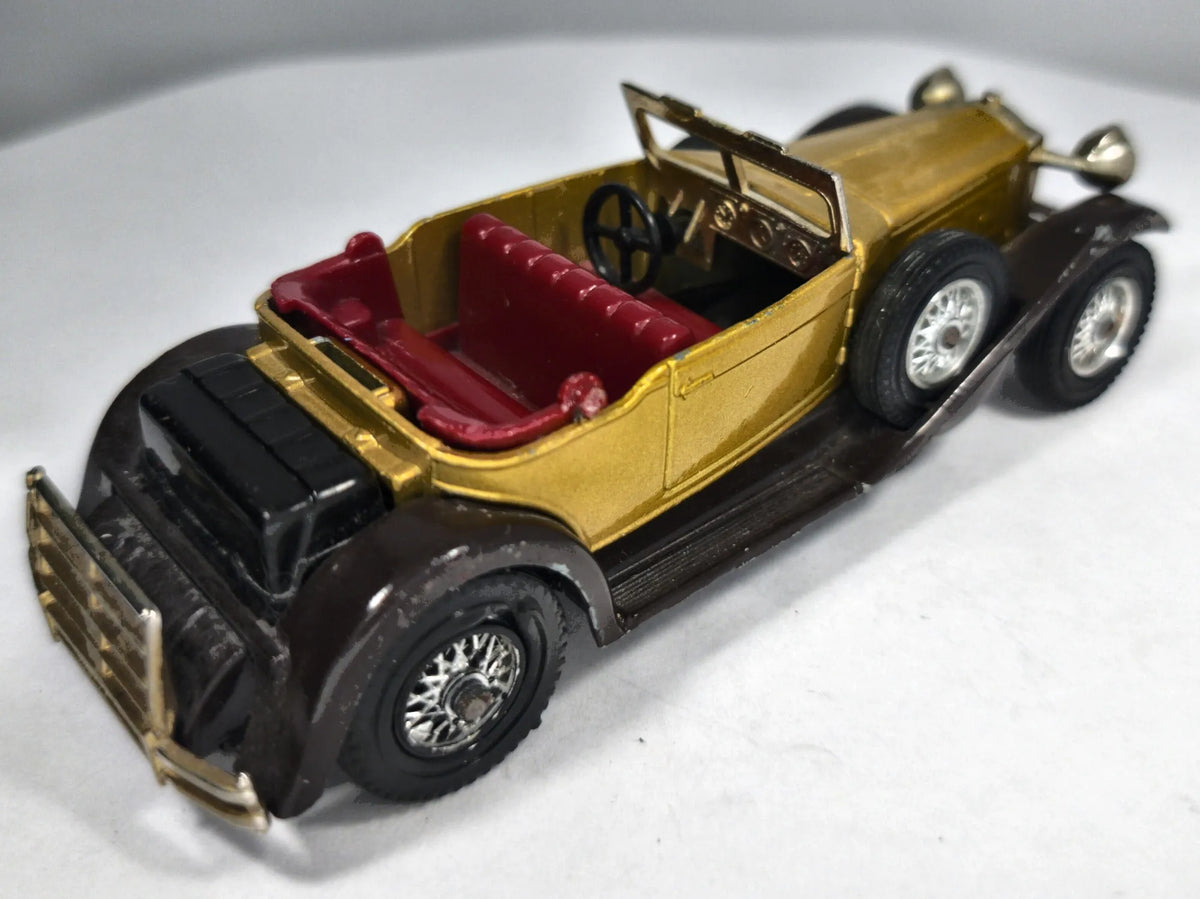 1930 Packard Victoria Matchbox 1969 Złoty 1:43 Made in England – zdjęcie 3