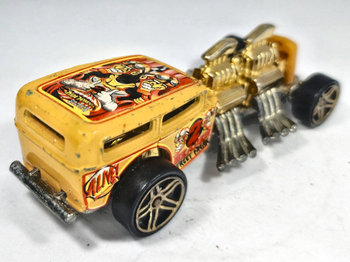 Way 2 Fast Hot Wheels 1996 1:64 Luzak Złoty 2xMetal 2 Headed Street Freak – zdjęcie 3