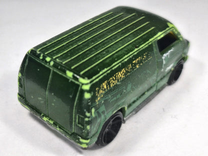 Dodge Van Hot Wheels 2007 Color Shifters 1:64 Van Luzak Zielony – zdjęcie 3