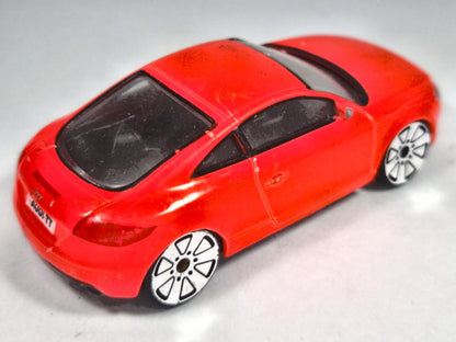 AUDI TT RS COUPE, Realtoy, Die cast 190E3G Jaskrawy Czerwony 1:64, Resoraki – zdjęcie 3