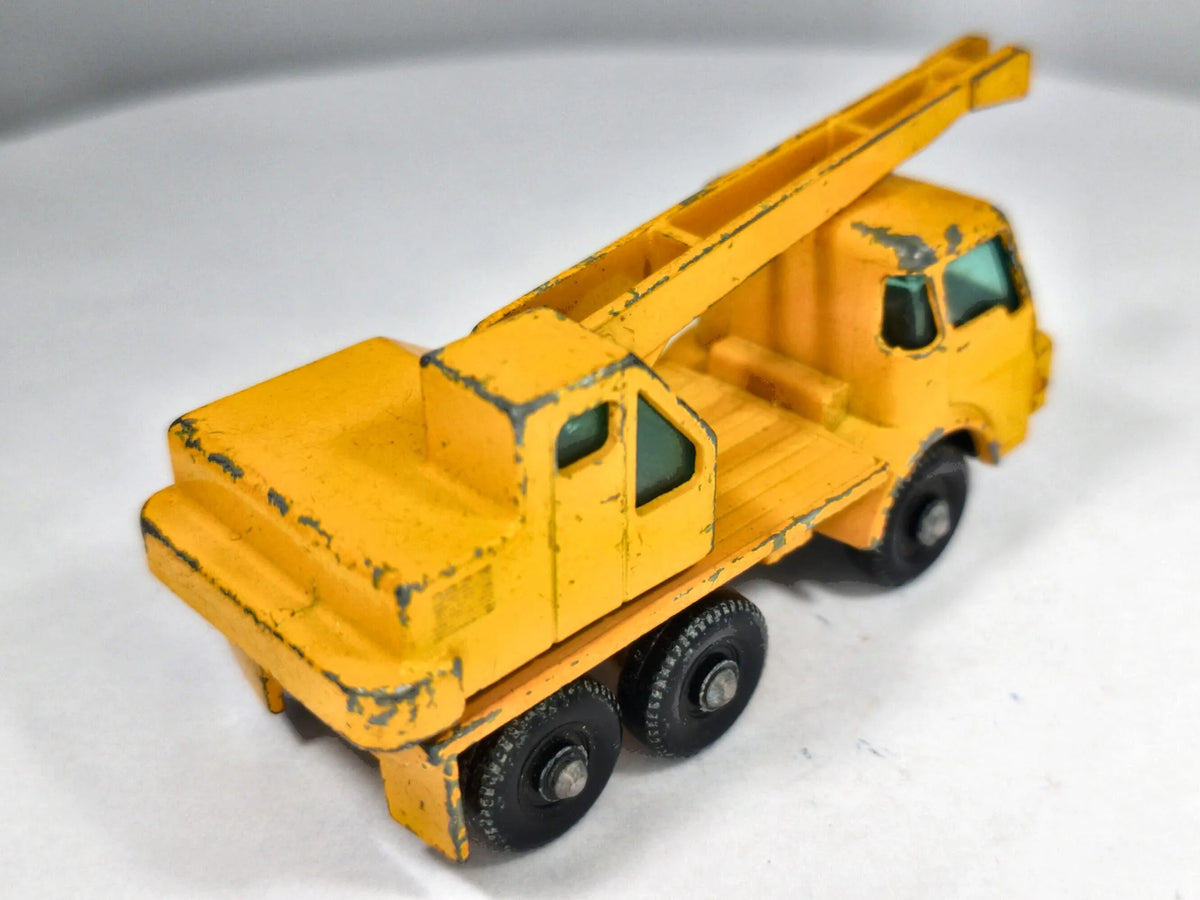 DODGE CRANE TRUCK Matchbox 1973 Żółty 1:75 – zdjęcie 3