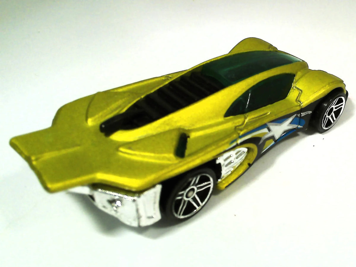 SIDE DRAFT, Hot Wheels 2001, Resoraki, Die cast, Żółty 1:64 – zdjęcie 3