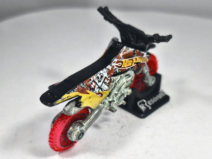 MOTOCYKL HW450F, Hot Wheels 2013, Die cast, Czarny, 1:64, Resoraki – zdjęcie 3