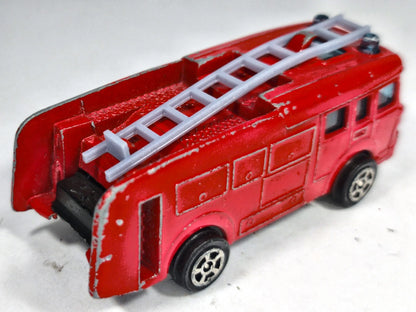 ERF FIRE TENDER Straż pożarna Corgi '80 Czerwony 1:64 Made in Gt Britain – zdjęcie 3