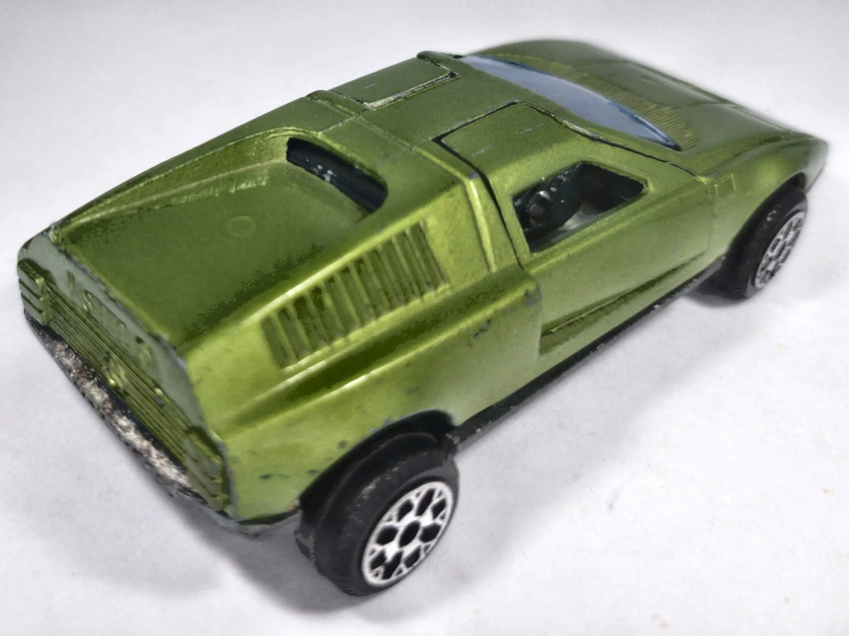 Mercedes C111 Politoys '70 Zielony 1:43 Made in Italy 2xMetal – zdjęcie 3