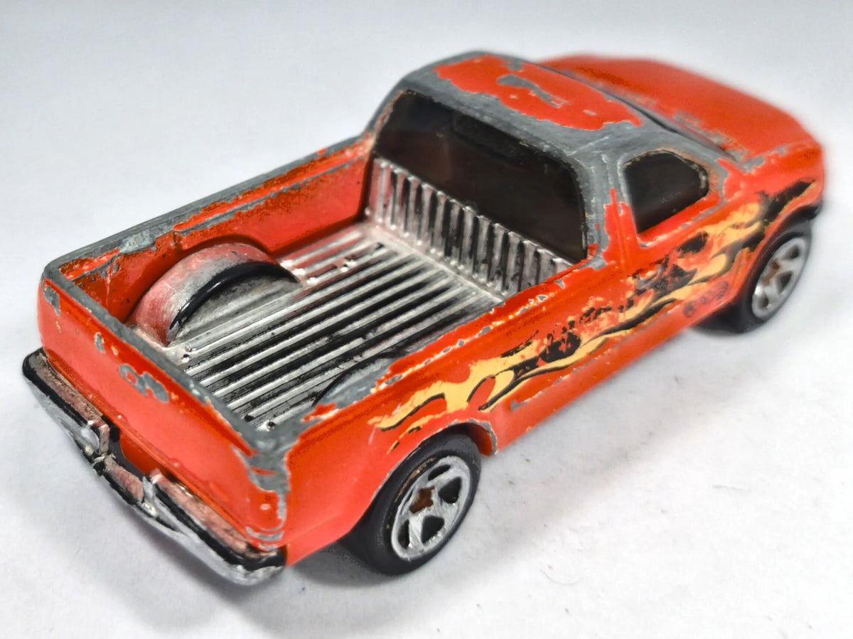Ford F-150 Hot Wheels 1996 1:64 Pickup Luzak Pomarańczowy – zdjęcie 3
