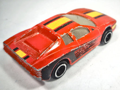 Ferrari Testarossa, SPEED STRIPS, Ertl, Die cast, Czerwony, 1:64, Resoraki – zdjęcie 3