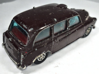 AUSTIN LONDON TAXI CAB Whizzwheels Corgi '70 Brąz. 1:34 Made in Gt Britain – zdjęcie 3