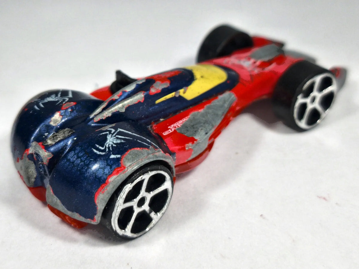 Formuła Spider Man Marvel Majorette 2012 Czerwony 1:64 – zdjęcie 3