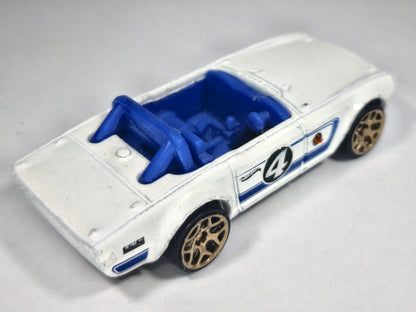 TRIUMPH TR6, Hot Wheels 2009, Die cast M16, Biały, 1:60, Resoraki – zdjęcie 3
