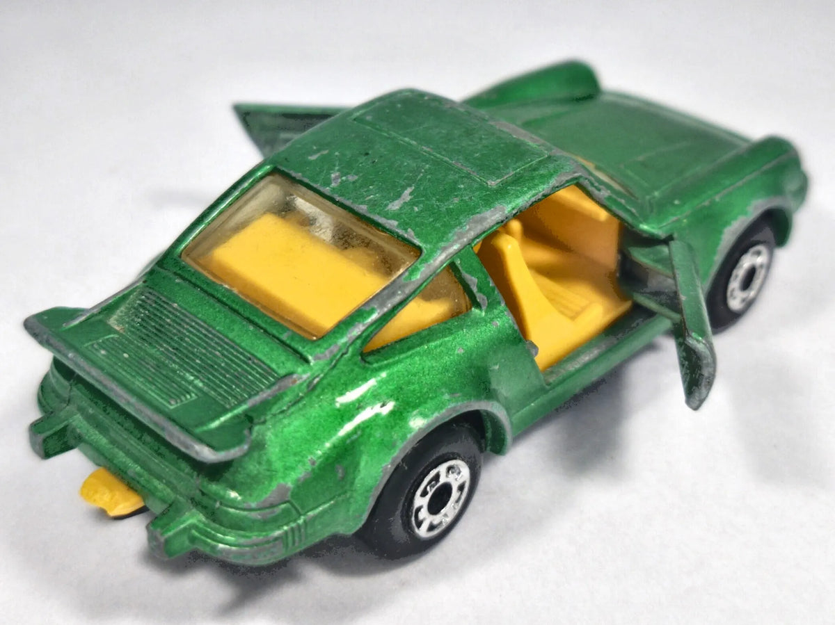 PORSCHE TURBO, Matchbox 1979, Made in England, NO 31, Zielony, 1:59 – zdjęcie 3