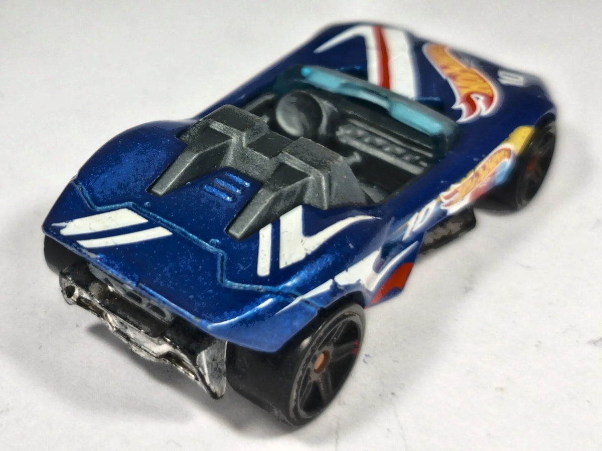 Carbonic Hot Wheels 2014 TRACK ACES 1:64 10 Luzak Niebieski – zdjęcie 3
