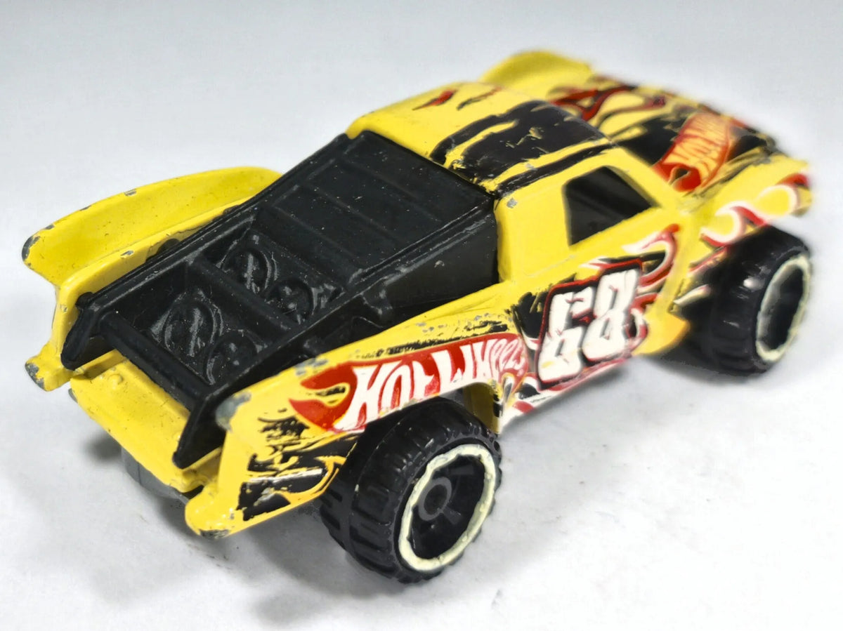 Off-Road Truck Hot Wheels 2012 1:64 63 Luzak Żółty – zdjęcie 3