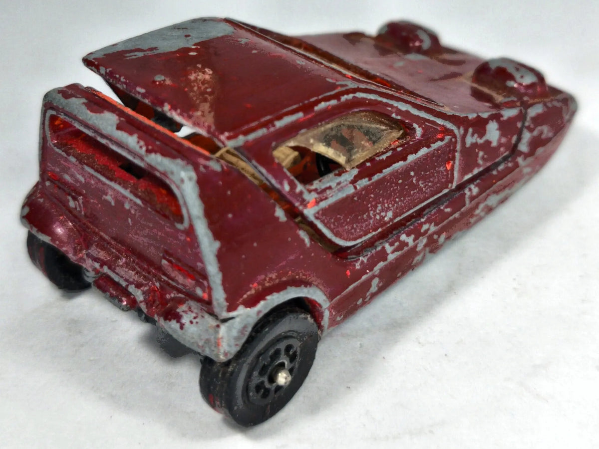 BOND BUG 700 E.S. Whizzwheels Corgi 1969 Bordowy 1:43 Made in Gt Britain – zdjęcie 3