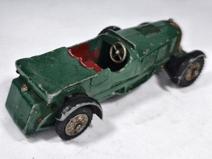 1929 4,5 litre Bentley Matchbox 1962 Zielony 1:55 Made in England 4 5 – zdjęcie 3