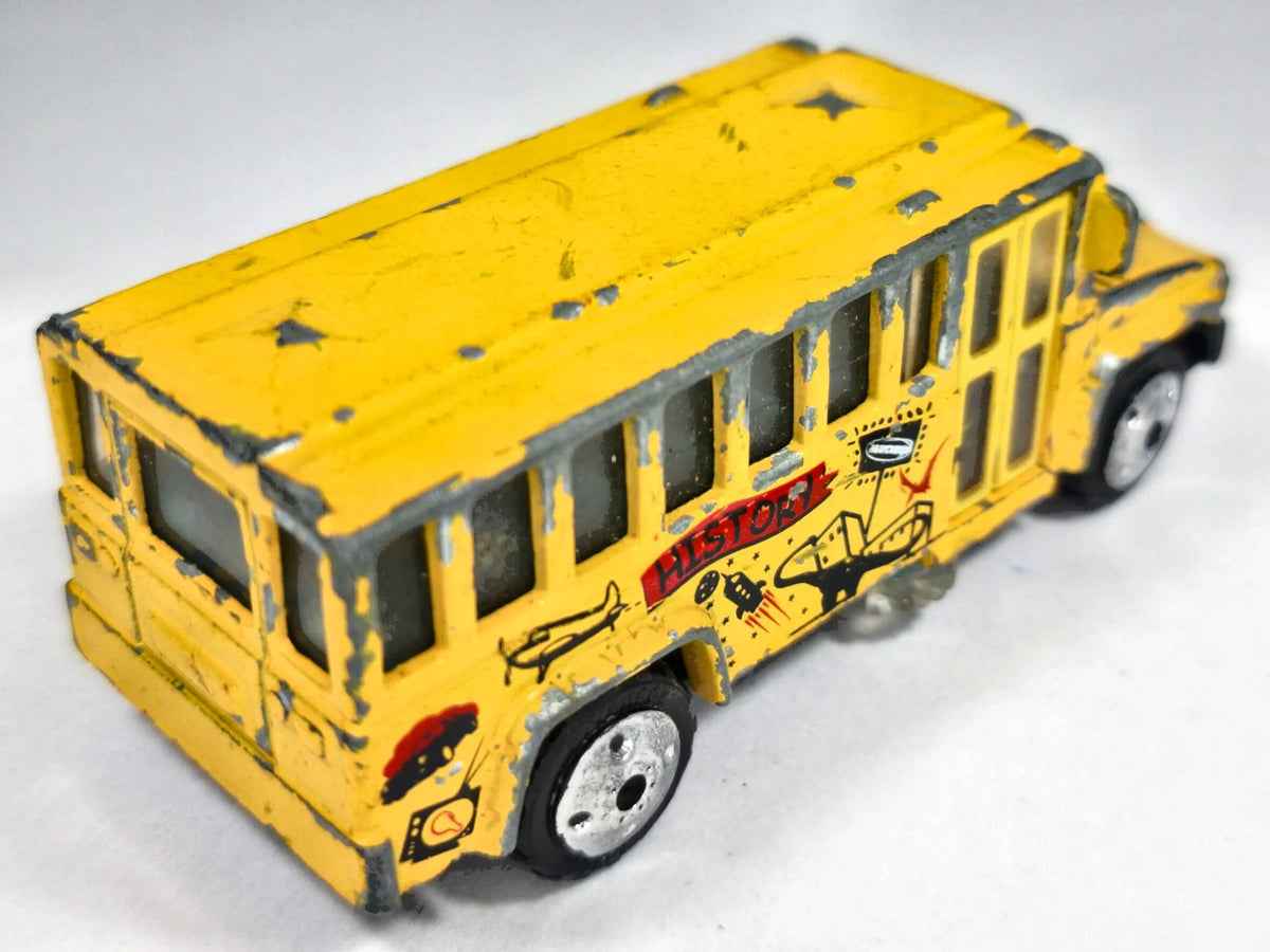 SCHOOL BUS, Matchbox 2000, Die cast, Żółty, 1:64, Resoraki – zdjęcie 3