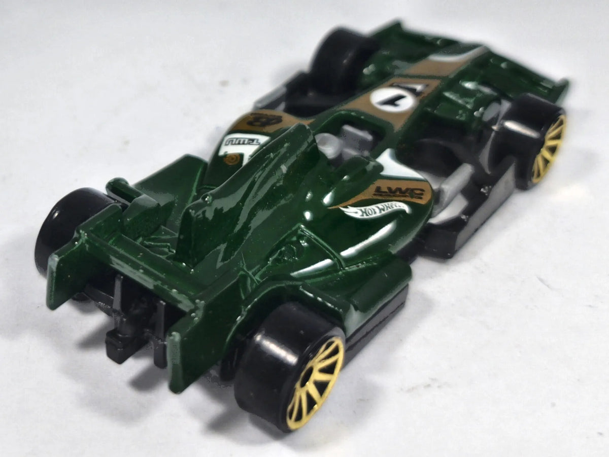 F1 Racer Hot Wheels 1:64 Bolid F1 7 Luzak Zielony – zdjęcie 3