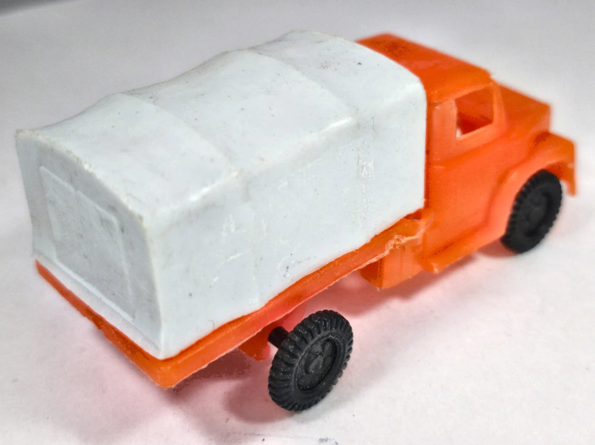 LEKKA CIĘŻARÓWKA SKRZYNIOWA Z PLANDEKĄ, BAKELIT Made in Denmark 1980 1:72 – zdjęcie 3