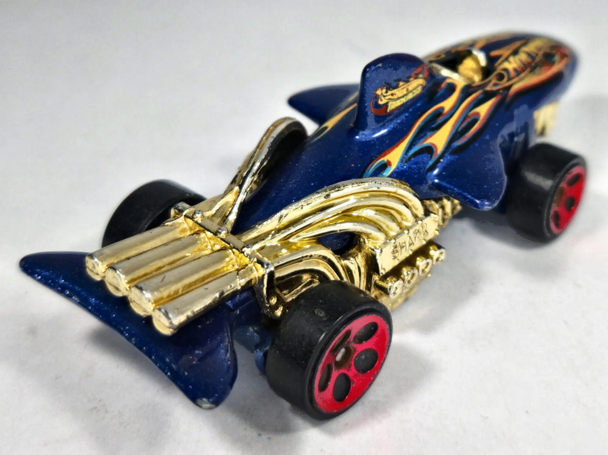 SHARKRUISER "MONSTER ACTION" Hot Wheels 2004 Niebieski 1:64 – zdjęcie 3