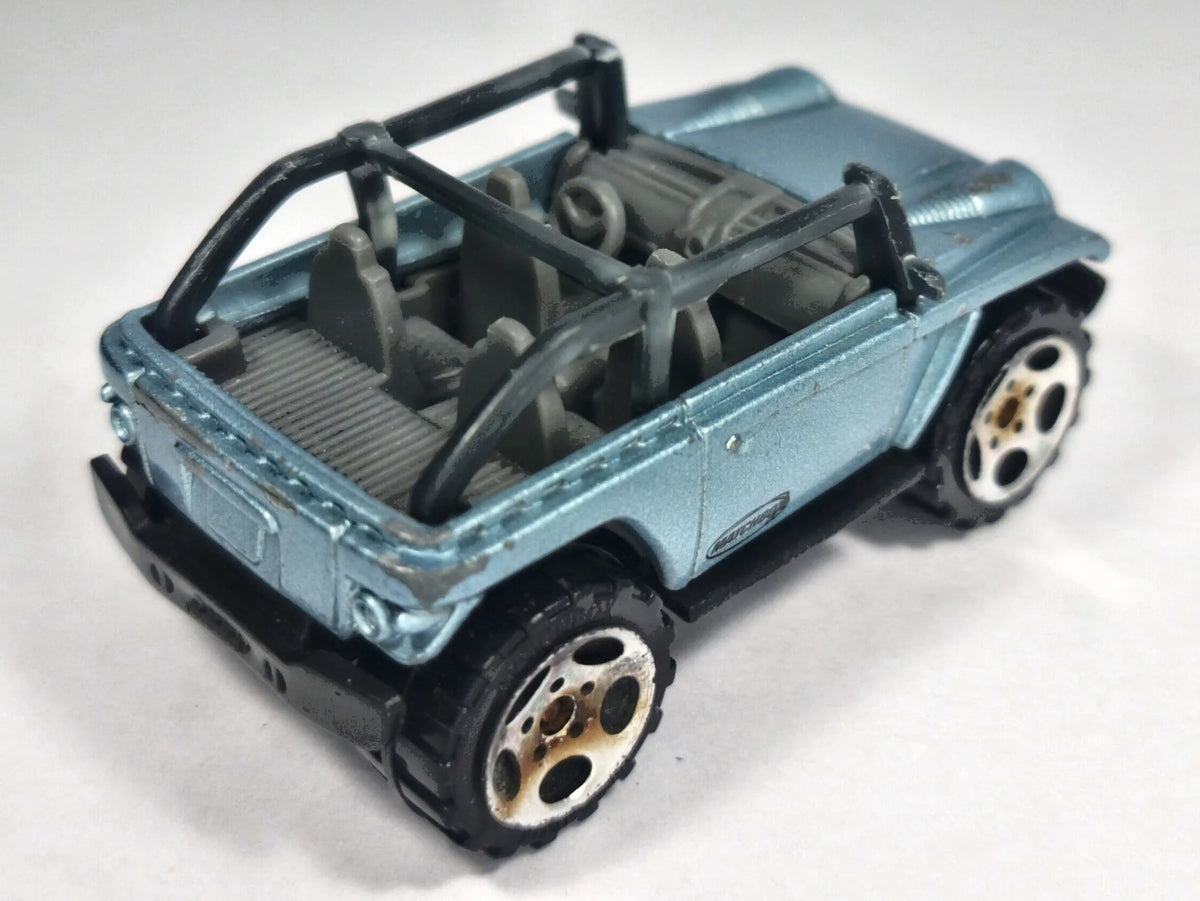 JEEP WILLYS CONCEPT, Matchbox 2002, Die cast, Błękitny, 1:59, Resoraki – zdjęcie 3