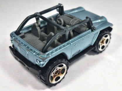 JEEP WILLYS CONCEPT, Matchbox 2002, Die cast, Błękitny, 1:59, Resoraki – zdjęcie 3