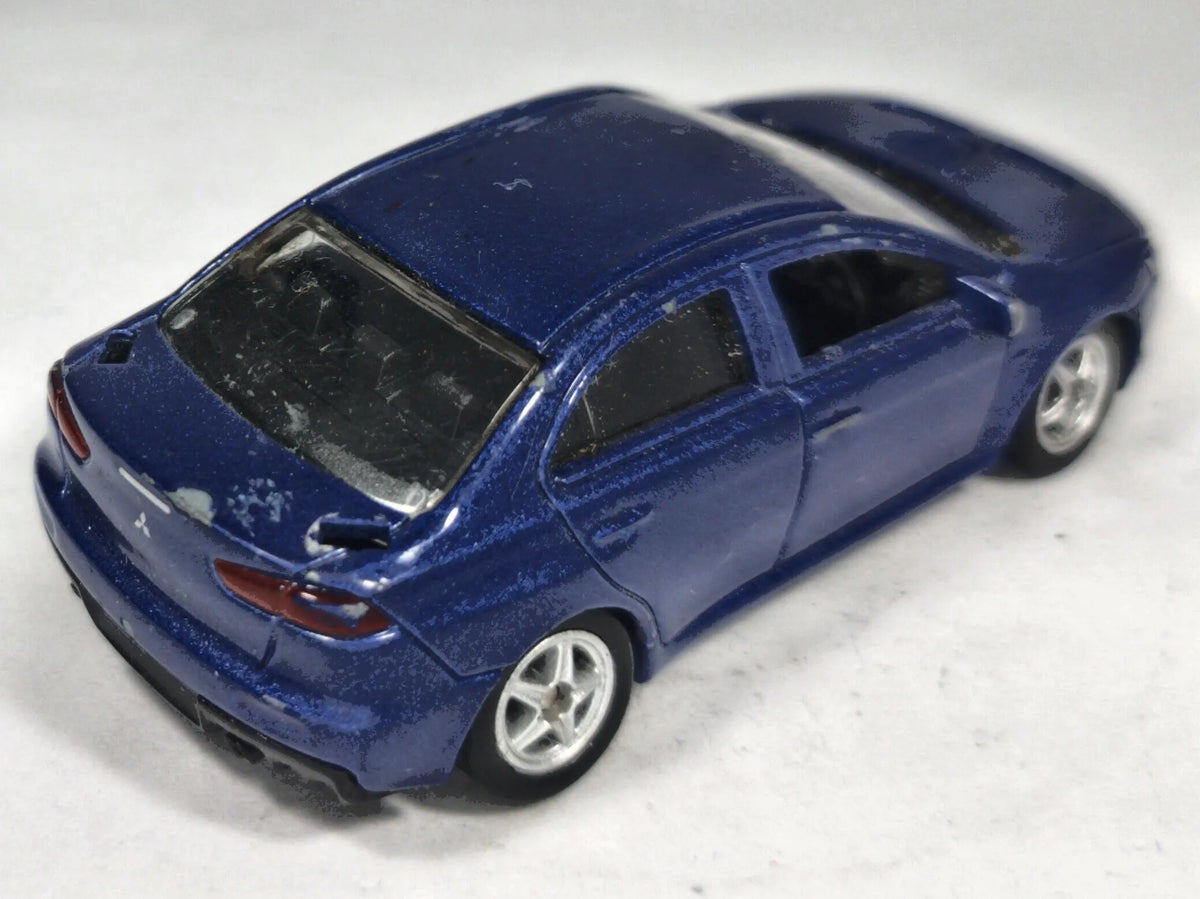 Mitsubishi Lancer Evolution IX Welly 1:58 Luzak Niebieski – zdjęcie 3