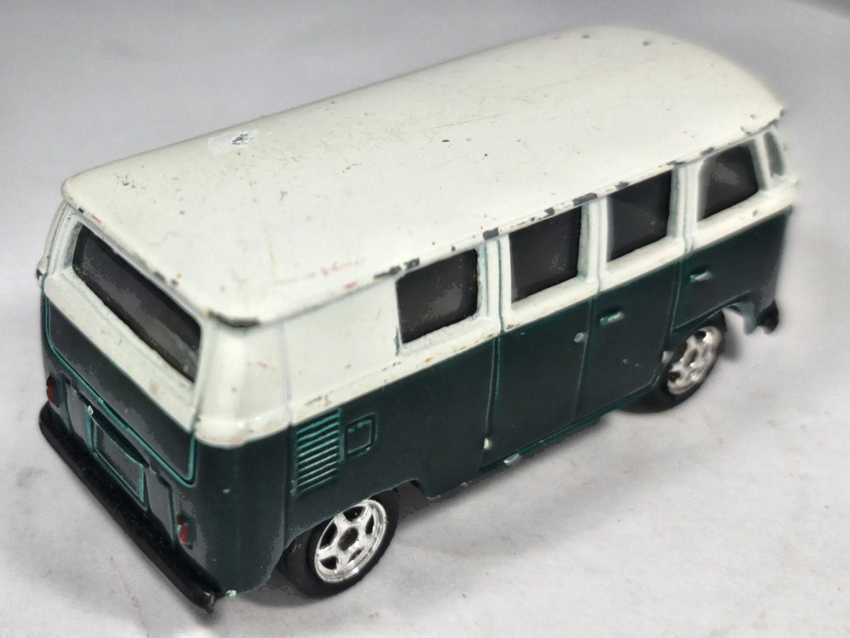 Volkswagen T1 Bus Welly Zielony 1:64 – zdjęcie 3
