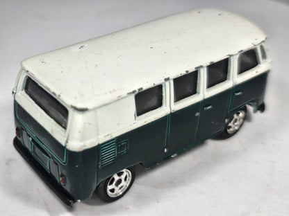 Volkswagen T1 Bus Welly Zielony 1:64 – zdjęcie 3