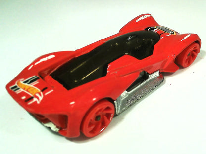 FUTURISMO, Hot Wheels 2016, Resoraki, Die cast M18, Czerwony, 1:64 – zdjęcie 3
