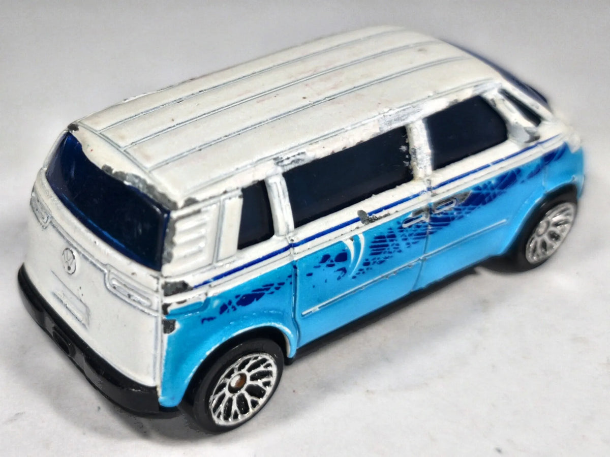 Volkswagen Microbus Matchbox 2001 Biały 1:58 – zdjęcie 3