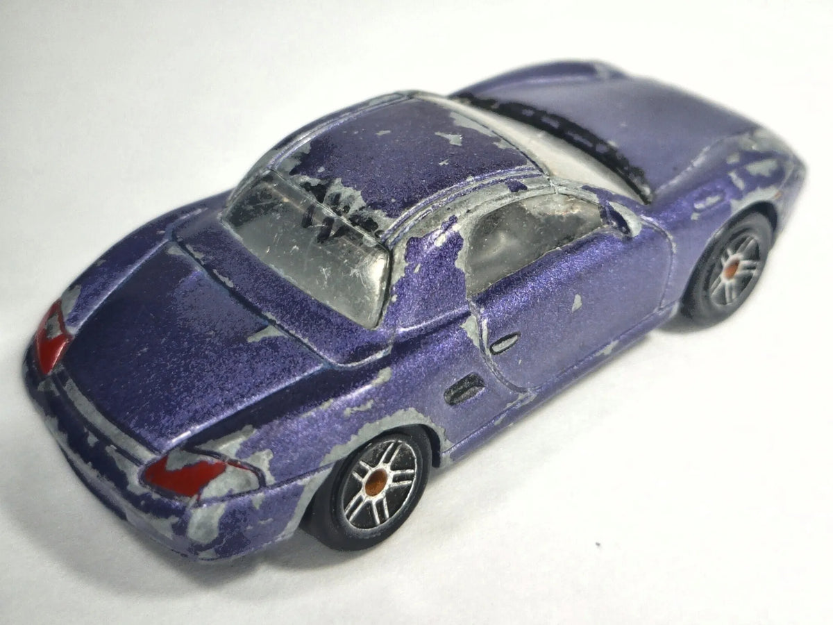 PORSCHE 986 BOXSTER, Realtoy, Die cast, Fioletowy, 1:58, Resoraki – zdjęcie 3