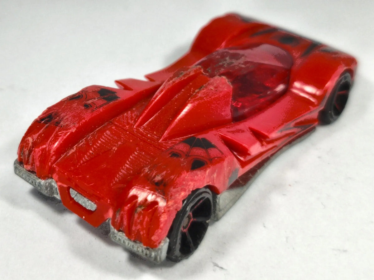 Teegray Hot Wheels 2011 1:64 Luzak Czerwony – zdjęcie 3
