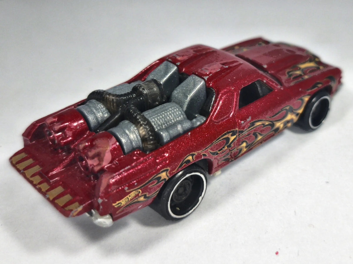 CUSTOM '71 EL CAMINO, Hot Wheels 2012, Die cast, Czerwony, 1:64, Resoraki – zdjęcie 3
