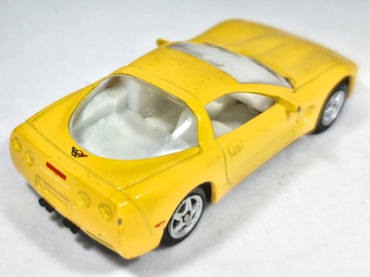 Chevrolet 1999 Corvette Welly 1999 1:64 Luzak Żółty – zdjęcie 3