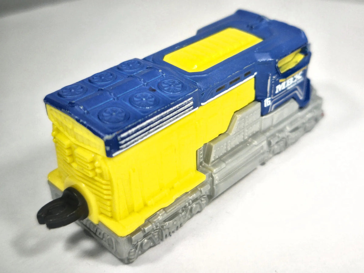 HEAVY FREIGHTER, 16 MBT TRAIN, Matchbox 2015, Die cast MB1002 Niebie. 1:120 – zdjęcie 3