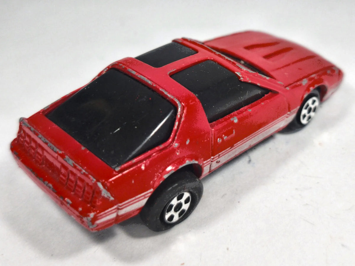 REPLICA PONTIAC FIREBIRD, Ertl, Made in USA Die cast Czerwony 1:62 Resoraki – zdjęcie 3