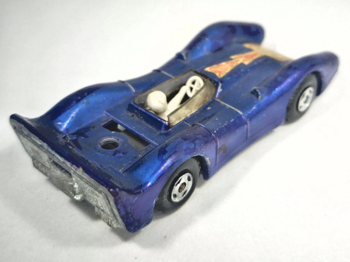 BLUE SHARK, Matchbox 1971, Made in England, Die cast 61, Niebieski, 1:64 – zdjęcie 3