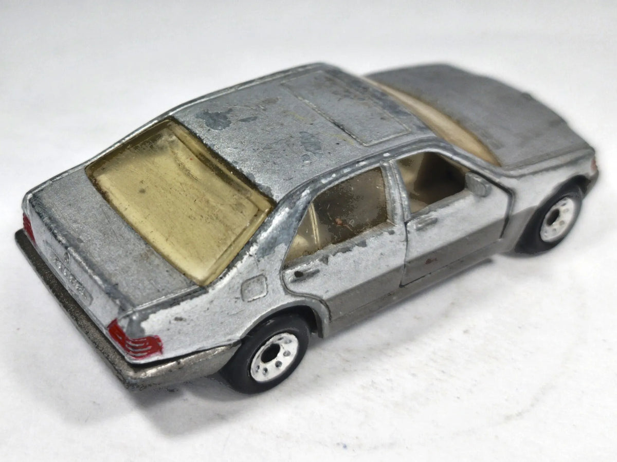 Mercedes-Benz 600 Sel Matchbox 1992 Mainline 1:72 Luzak Srebrny – zdjęcie 3