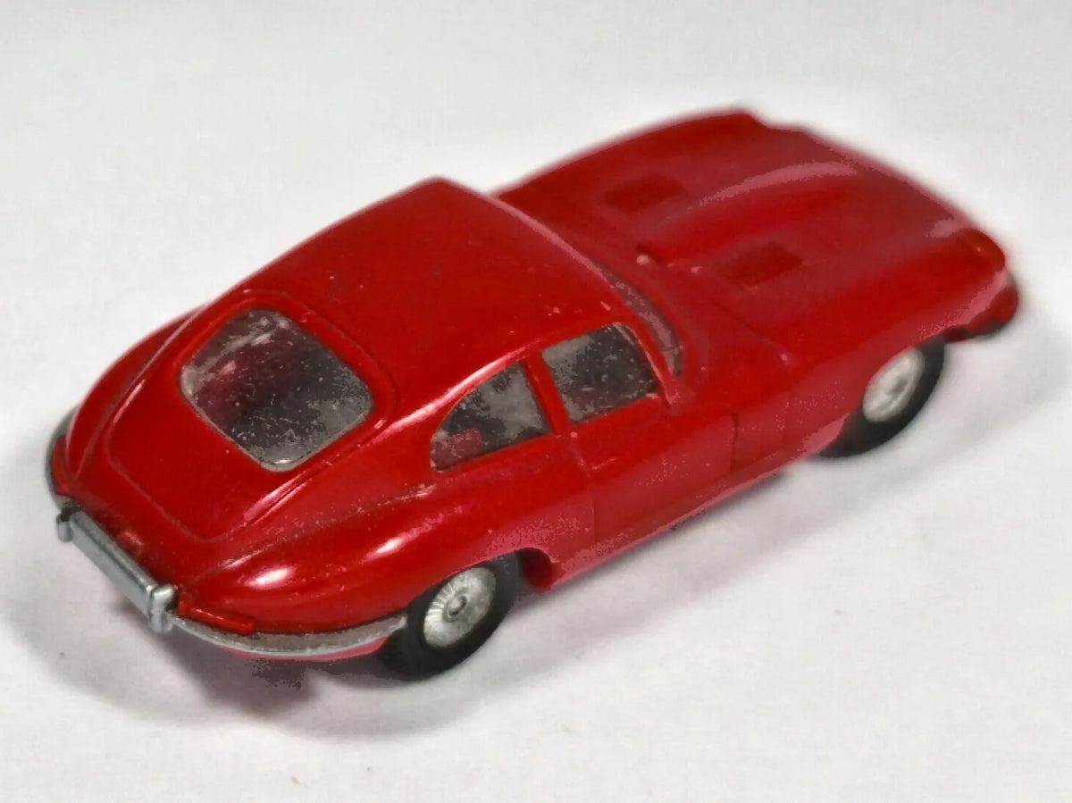 Jaguar E-Type Coupe Mini Jet Wiking '80 Czerwony 1:87 Made in Germany – zdjęcie 3