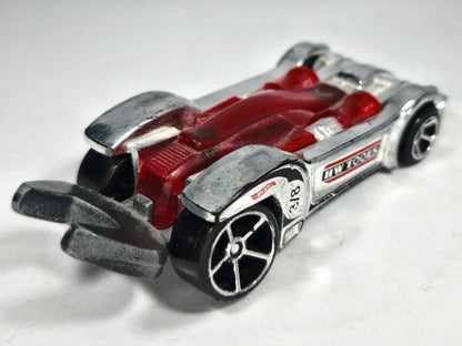 Tooligan HW Tools Hot Wheels 2009 Srebrny 1:64 – zdjęcie 3
