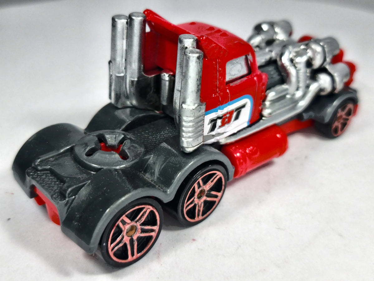 Turbo Beast HW Track Stars Hot Wheels 2011 Czerwony 1:64 – zdjęcie 3