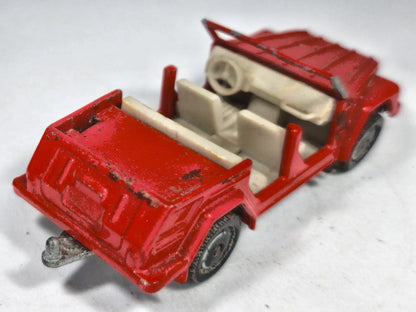 Volkswagen 181 SIKU 1983 1:52 Made in W.-Germany Luzak Czerwony 2xMetal – zdjęcie 3