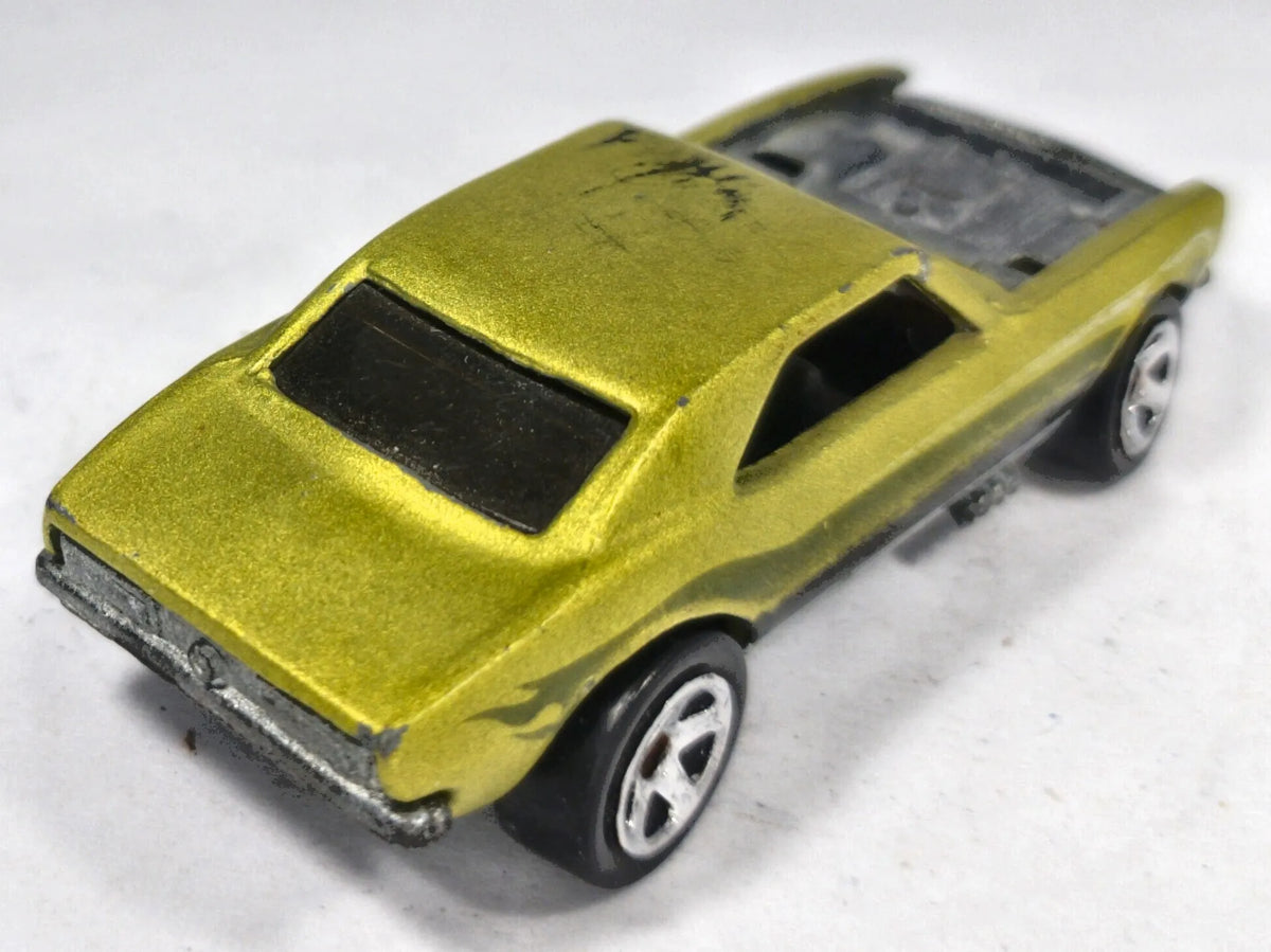 Chevrolet Camaro 1967 Hot Wheels 1982 1:64 Luzak Zielony Muscle Car 2xMetal – zdjęcie 3