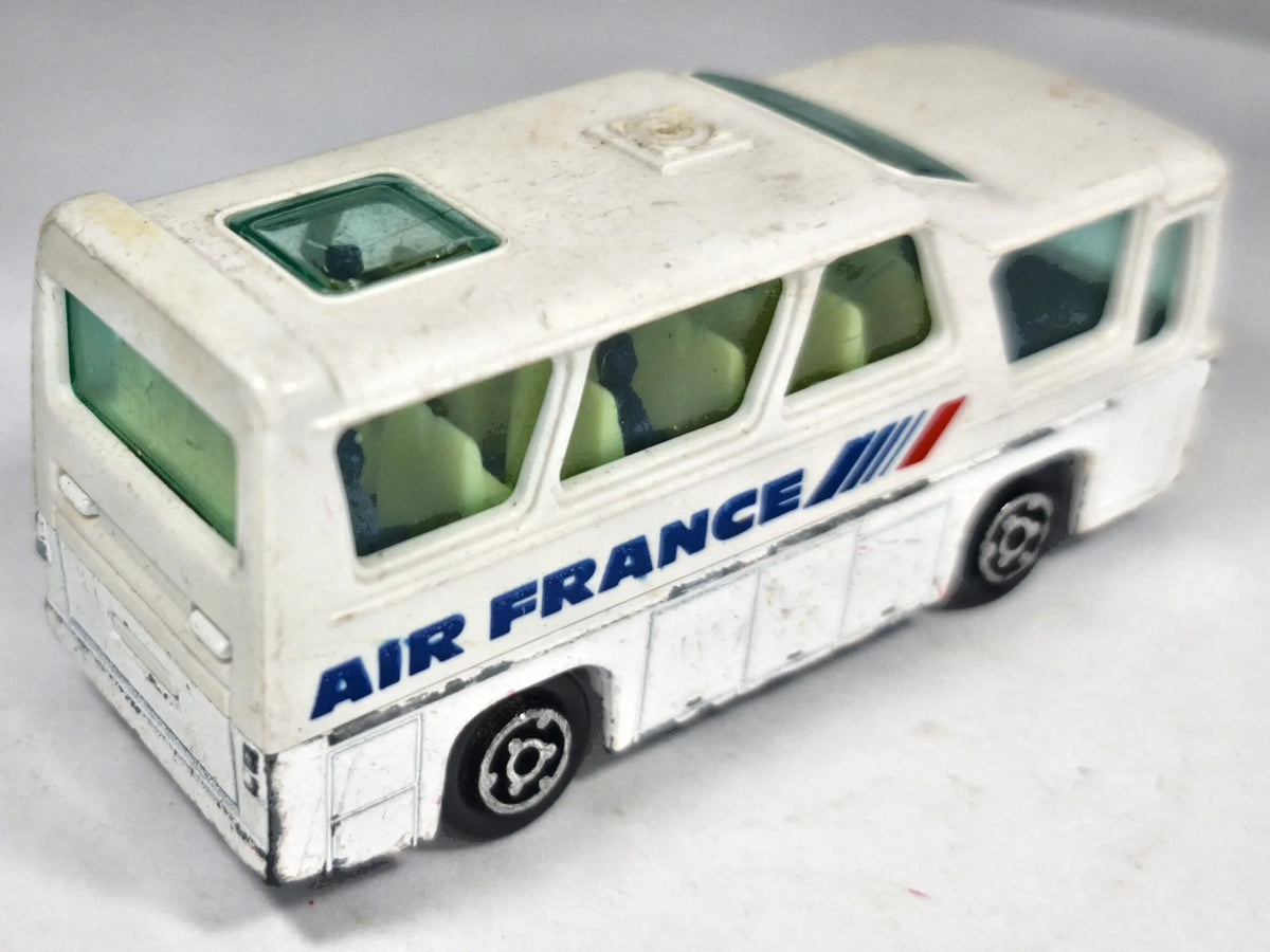 Autobus lotniskowy Minibus Air France Majorette Biały 1:120 Made in France – zdjęcie 3