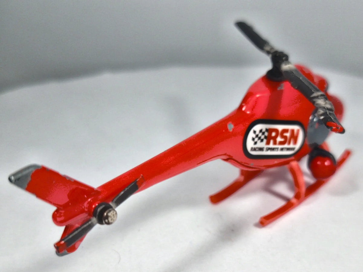 HELIKOPTER RSN, Disney, Die cast 2920 EAA, Czerwony, 1:100, Resoraki – zdjęcie 3