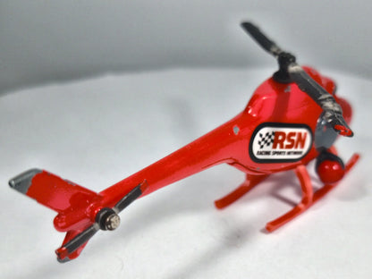 HELIKOPTER RSN, Disney, Die cast 2920 EAA, Czerwony, 1:100, Resoraki – zdjęcie 3