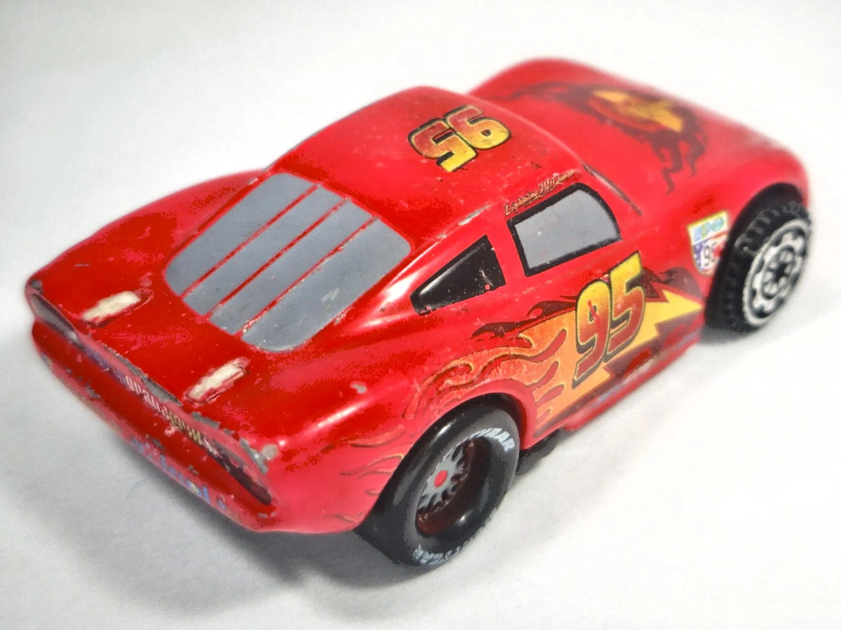 ZYGZAK MCQUEEN, Auta Disney Pixar, Die cast, Czerwony, 1:64, Resoraki – zdjęcie 3