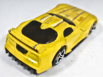 Dodge Viper Gts-R Hot Wheels 1:64 Samochód wyścigowy Luzak Żółty – zdjęcie 3